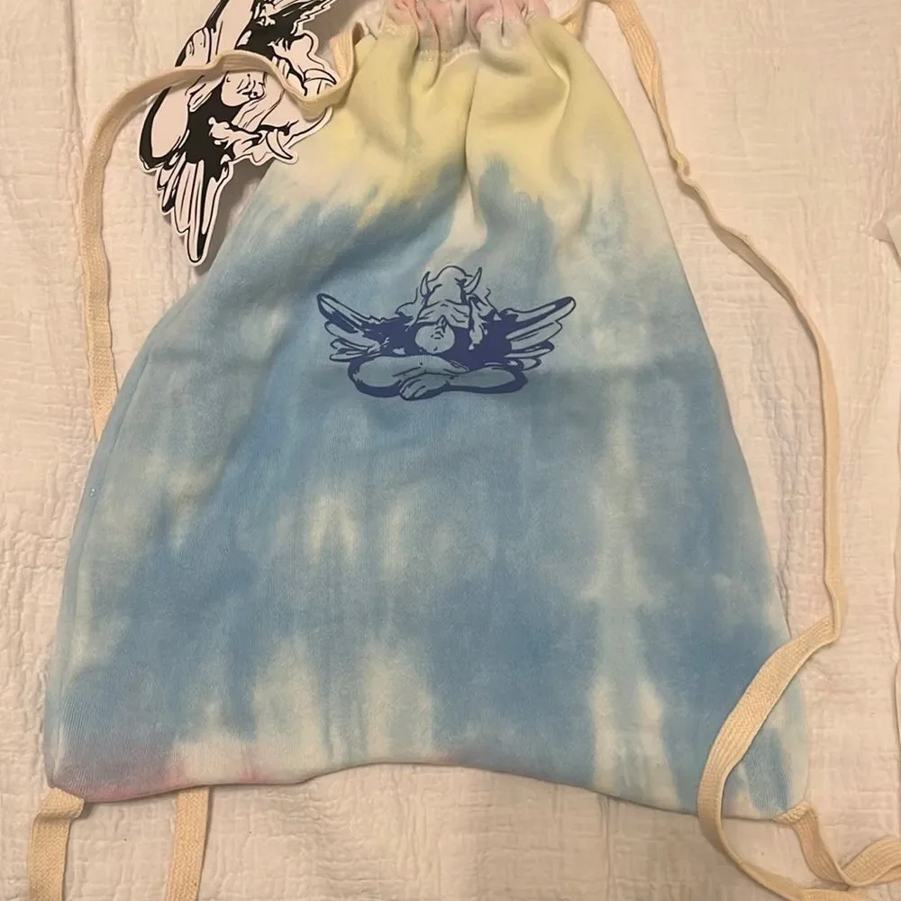 Boys Lie Unreleased Cotton Candy Drawstring Tie Dye Backpaxk NEW NWT